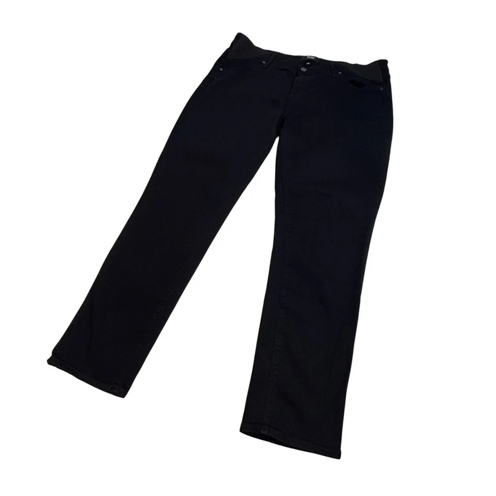 Paige Skyline Ankle Peg Mens Black Slim Tapered Jeans Size‎ 34 Made in USA